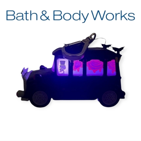 Bath and Body Works Halloween Hearse Pocketbac Holder Goth Light Sound NWT - Picture 1 of 10